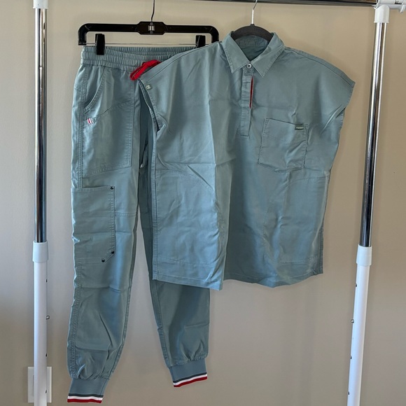 MEDICLO SCRUB SET STONE BLUE - Picture 3 of 10